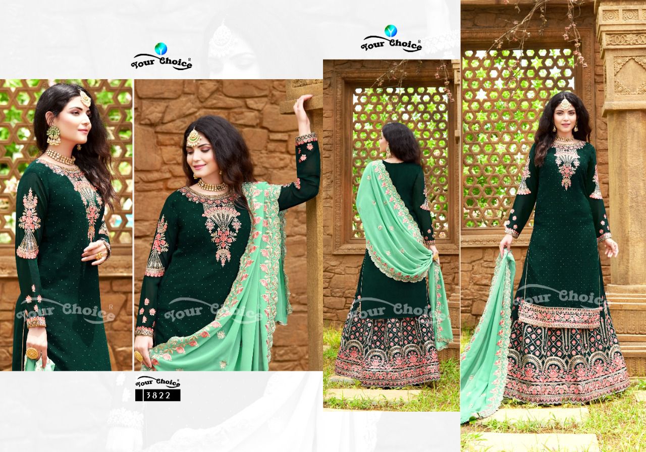 Your Choice Rich Look Vol 4 Blooming Georgette Salwar Suit