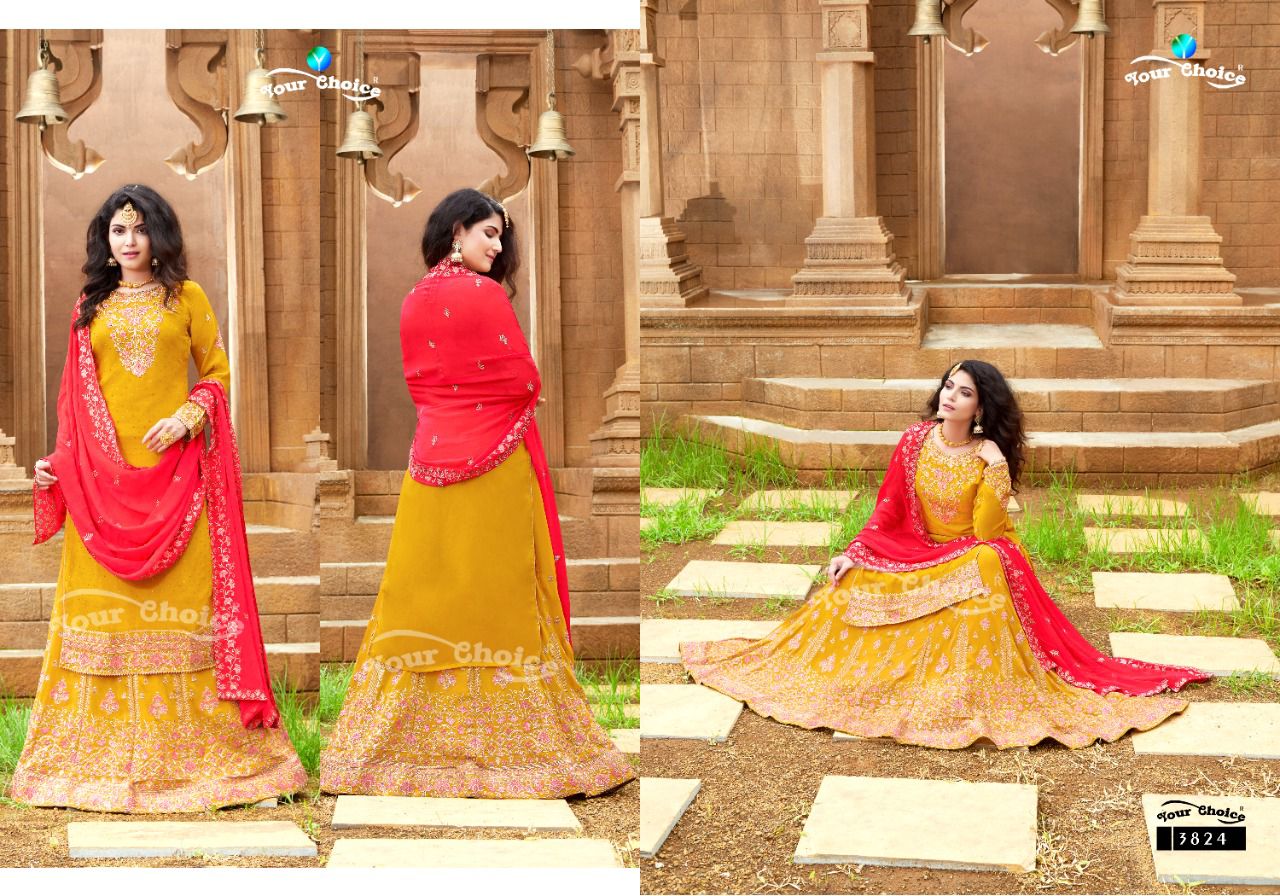 Your Choice Rich Look Vol 4 Blooming Georgette Salwar Suit