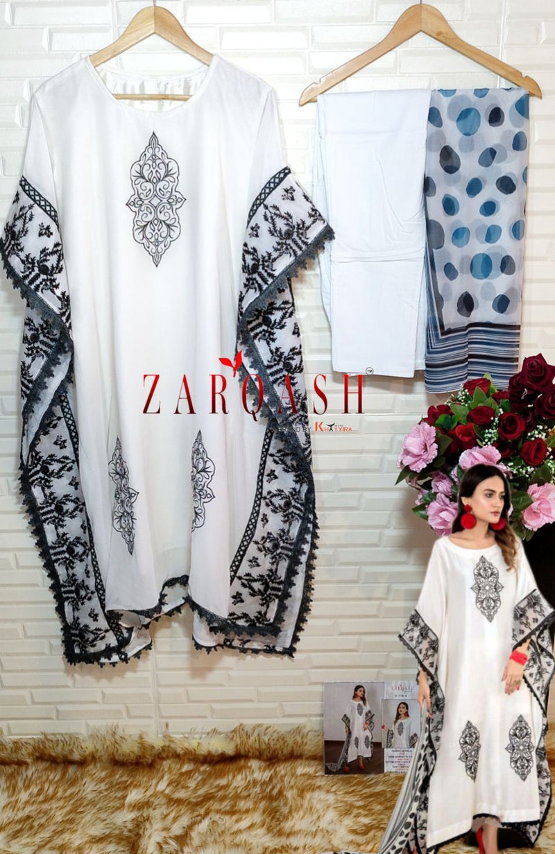 Zarqash Dno Z 116 Georgette With Heavy Embroidery Work Stylish Designer Party Wear Fancy Kurti