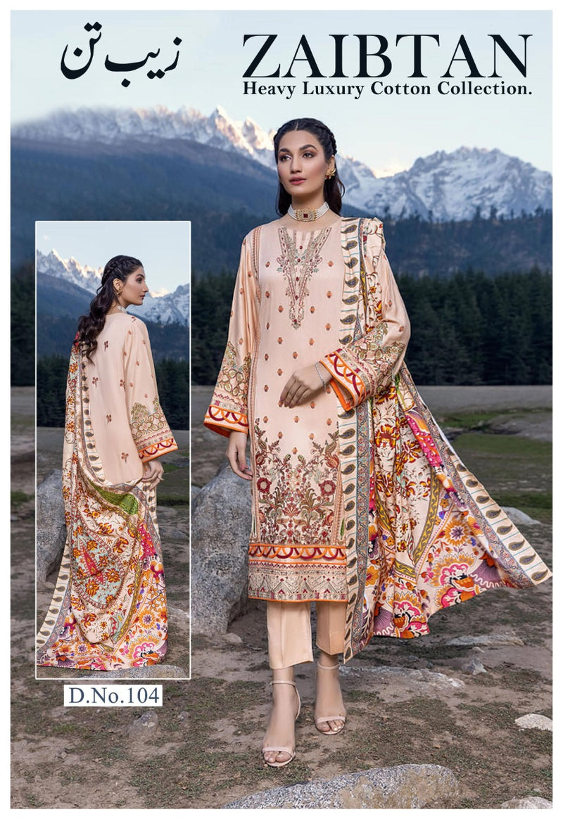 Zaibtan Heavy Luxury Pure Cotton Stylish Designer Pakistani Party Wear Salwar Suit