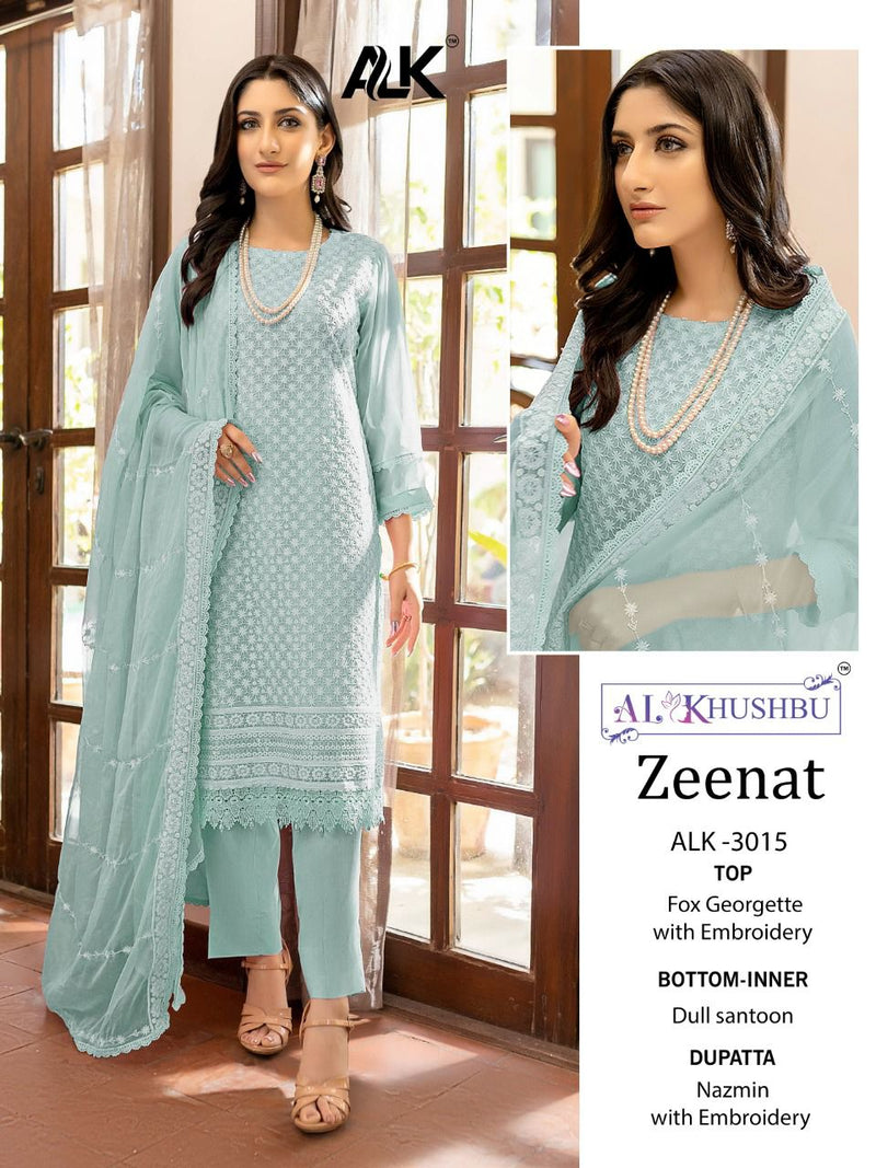 Al Khushbu Zeenat Vol 1 Georgette With Heavy Embroidery Work Stylish Designer Party Wear Salwar Kameez