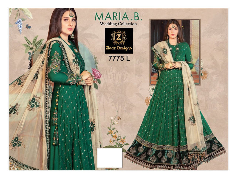 Ziaaz Designs Maria B Weadding Collection Embroidery Work