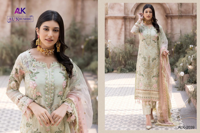 Al Khushbu Gulzar Vol 2 Dno 2039 Georgette Stylish Designer Party Wear Salwar Kameez