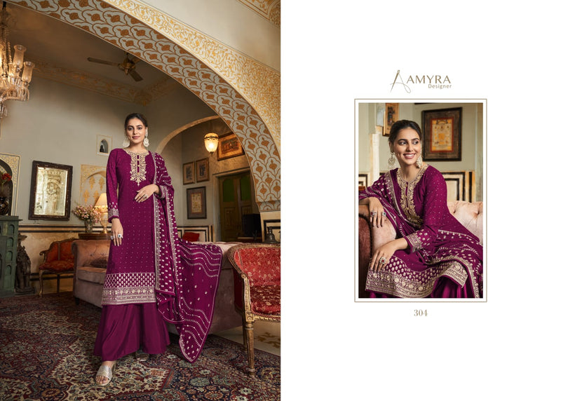 Amyra Designer Aaina Vol B Georgette Stylish Designer Festival Wear Salwar Suit