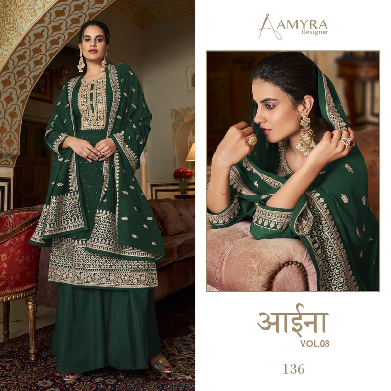 Amyra Designer Aaina Vol B Georgette Stylish Designer Festival Wear Salwar Suit