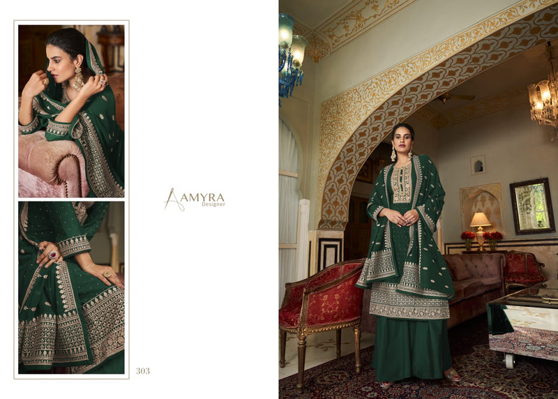 Amyra Designer Aaina Vol B Georgette Stylish Designer Festival Wear Salwar Suit