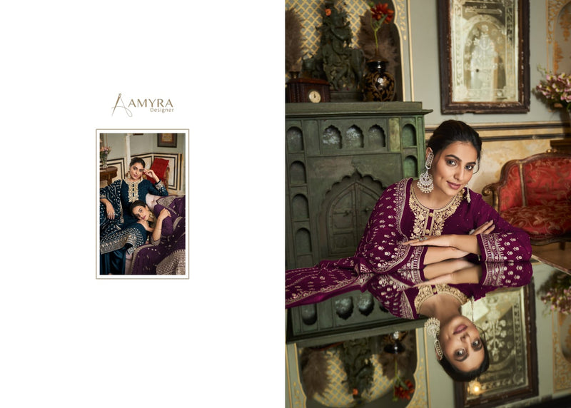 Amyra Designer Aaina Vol B Georgette Stylish Designer Festival Wear Salwar Suit