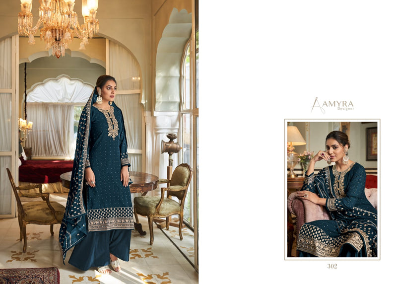 Amyra Designer Aaina Vol B Georgette Stylish Designer Festival Wear Salwar Suit