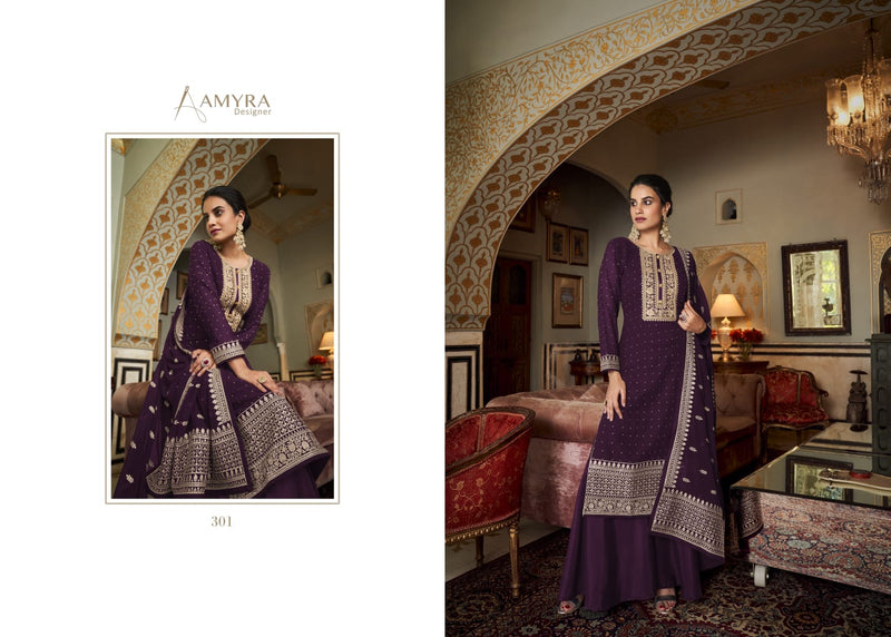 Amyra Designer Aaina Vol B Georgette Stylish Designer Festival Wear Salwar Suit