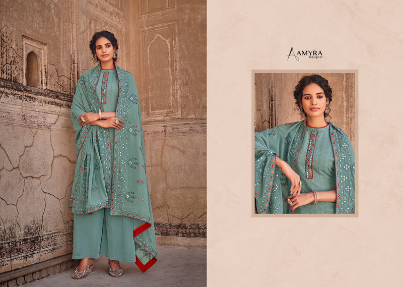 Amyra Designer Dream Georgette Stylish Designer Embroidered Work Salwar Kameez