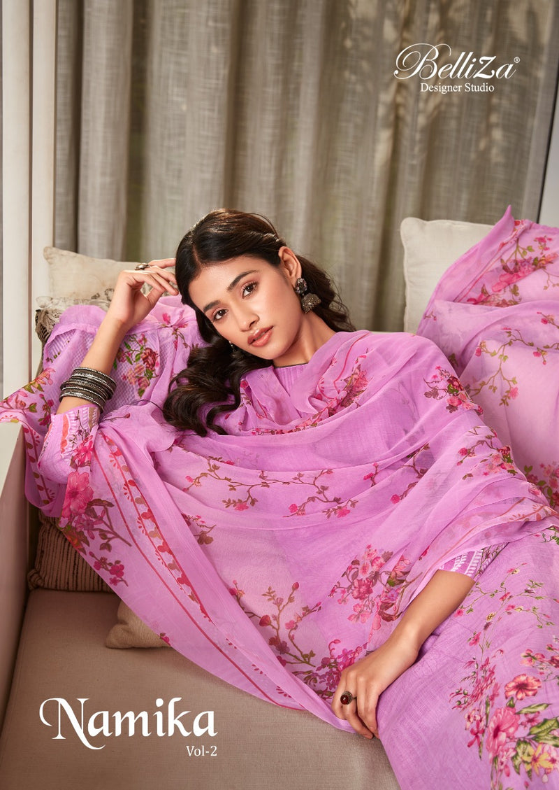 Belliza Designer Studio Namkia Cotton Stylish Printed Designer Wear Salwar Suit