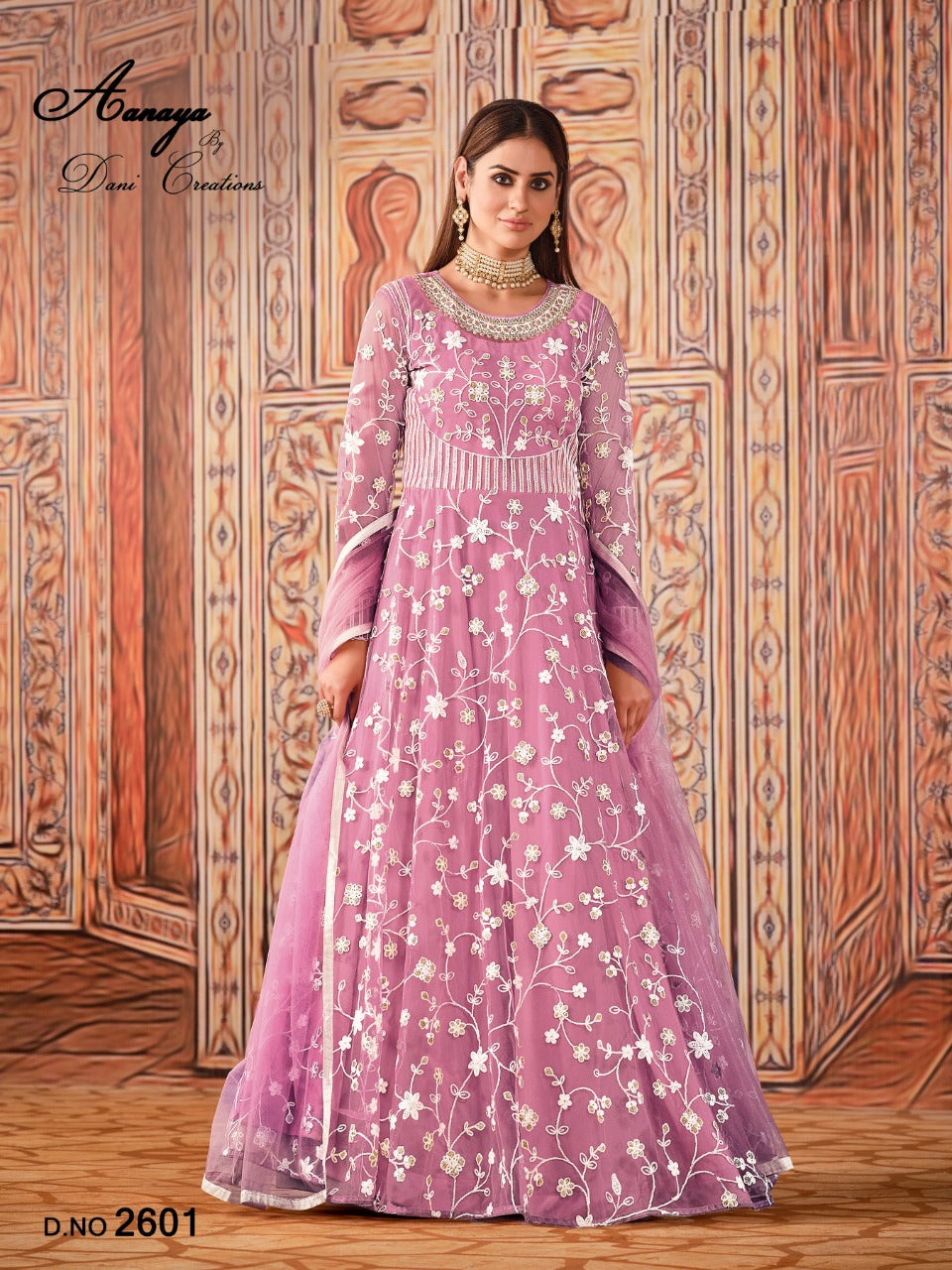 Dani Aanaya Vol Net  With Heavy Thread Work Stylish Designer Salawar Suit