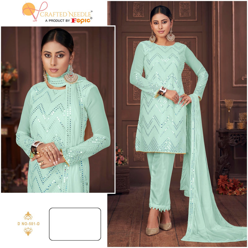 Fepic Rosemeen 501 D Georgette Stylish Designer Party Wear Salwar Suit