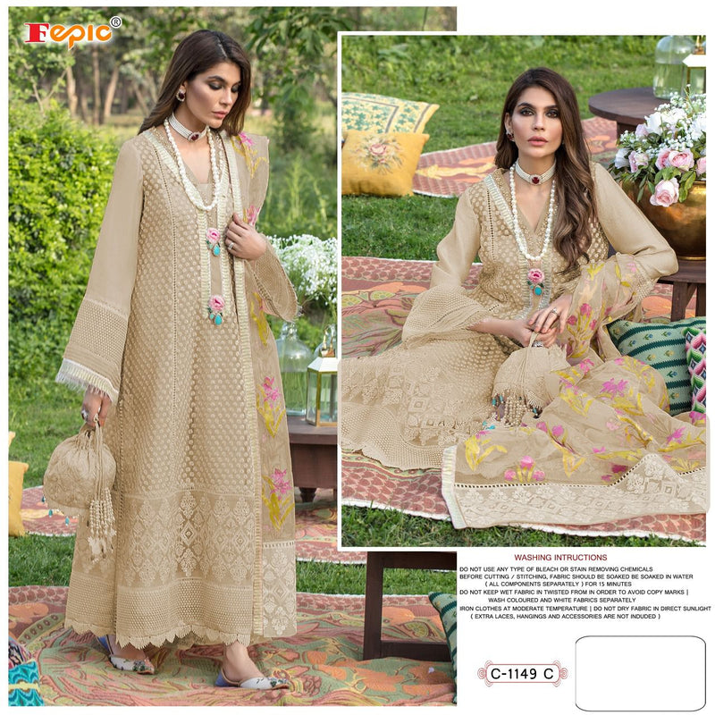 Fepic Rosemeen Dno C 1149 C Net Stylish Designer Pakistani Style Salwar Kameez