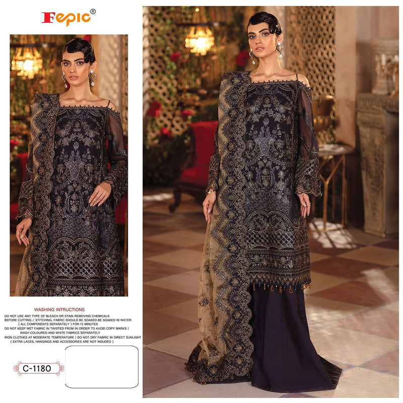 Fepic Rosemeen C 1180 Georgette Stylish Designer Party Wear Salwar Kameez