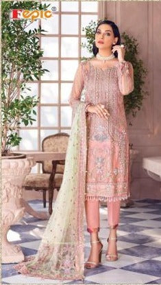 Fepic Rosemeen 89003 Georgget Fancy look Designer Salwar Suit
