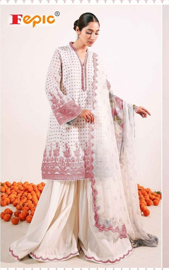 Fepic Rosemeen 5118 B Pure Cotton Stylish Designer Salwar Kameez