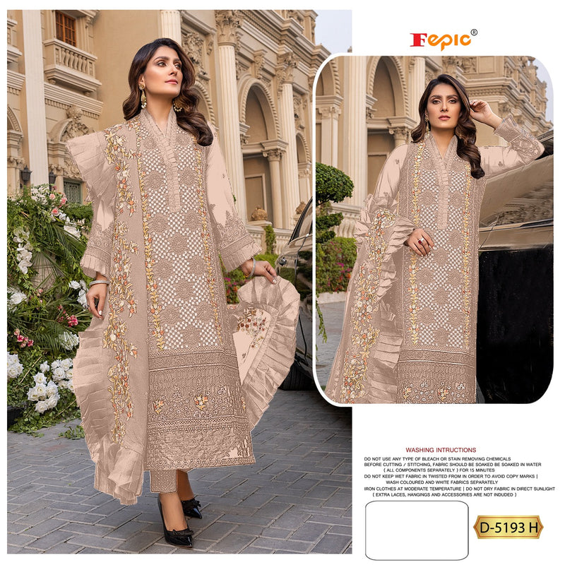 Fepic Rosemeen D-5193 H Georgette Elegant Designer Wear Salwar Kameez