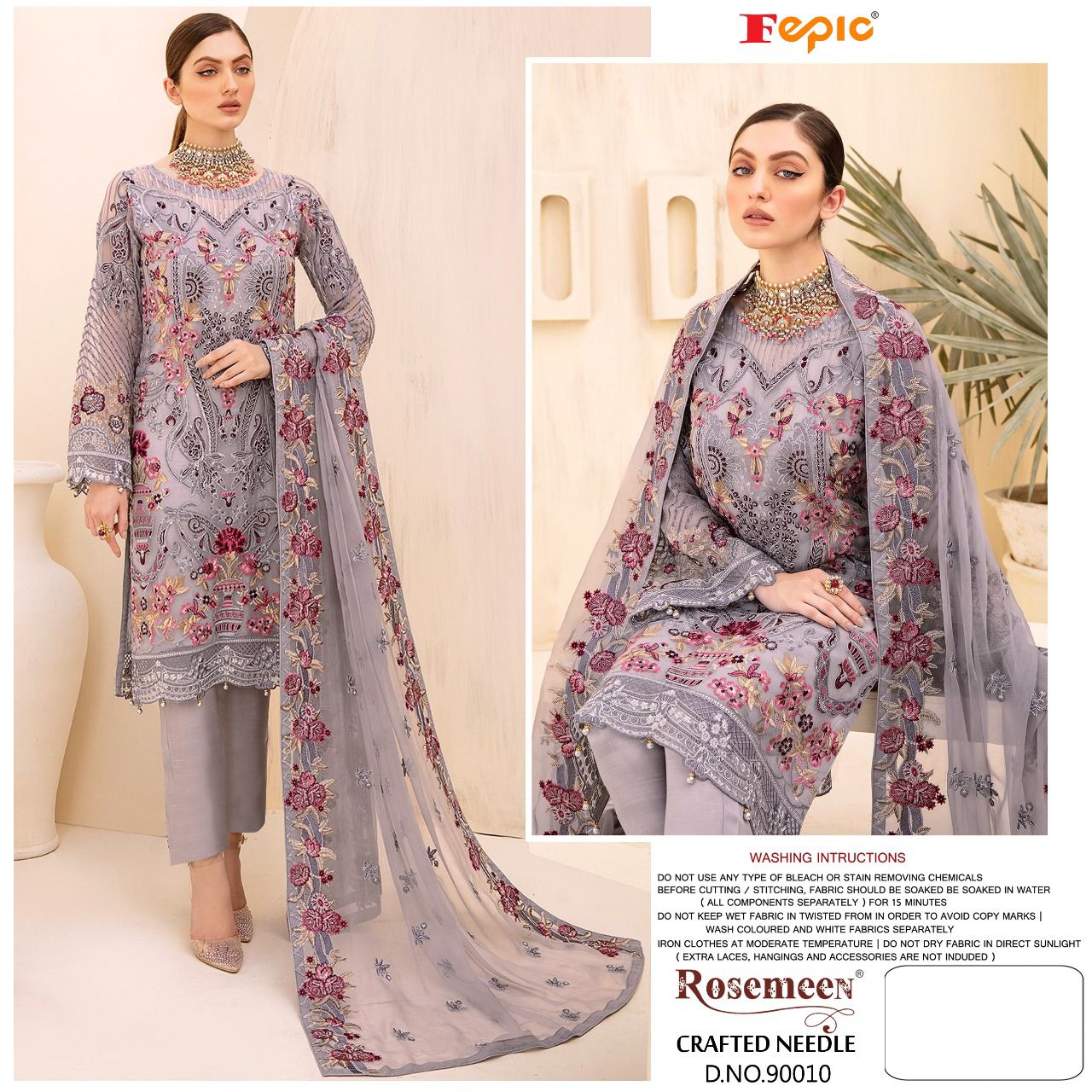 Fepic Rosemeen 90010 Stylish Desginer Wear Pakistani Suit