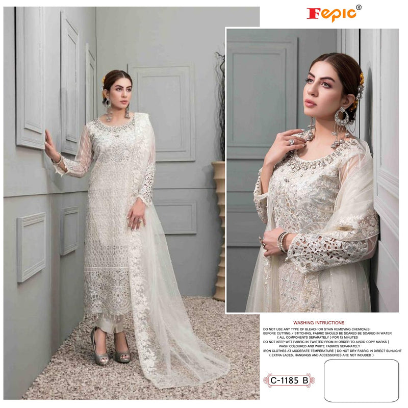 Fepic Rosemeen Dno C 1185 B Georgette With Heavy Embroidered Hand Work  Stylish Designer Party Wear Salwar Suit