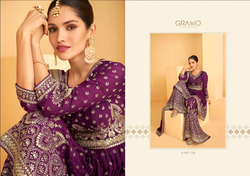 Gramo Navabi Vol 1 Fox Georgette Stylish Designer Party Wear Kurti