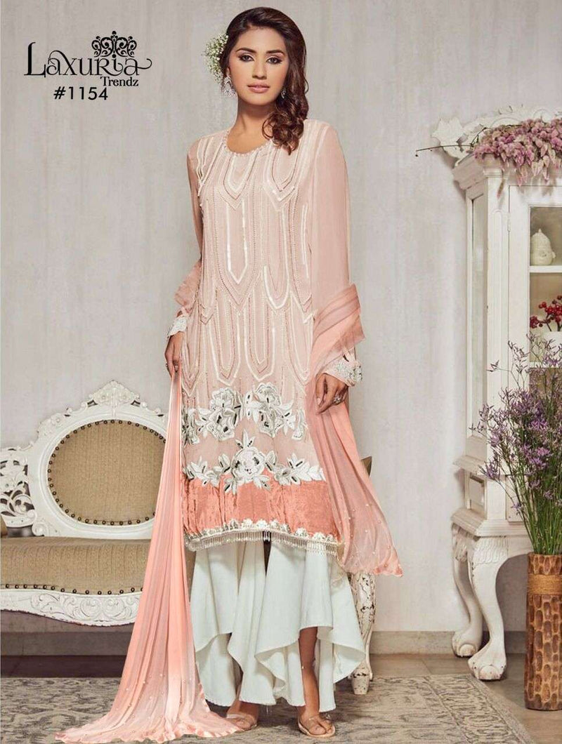 Laxuria Trendz Dno- 1154 A Georgette Stylish Designer Wear Pakistani Salwar Kameez