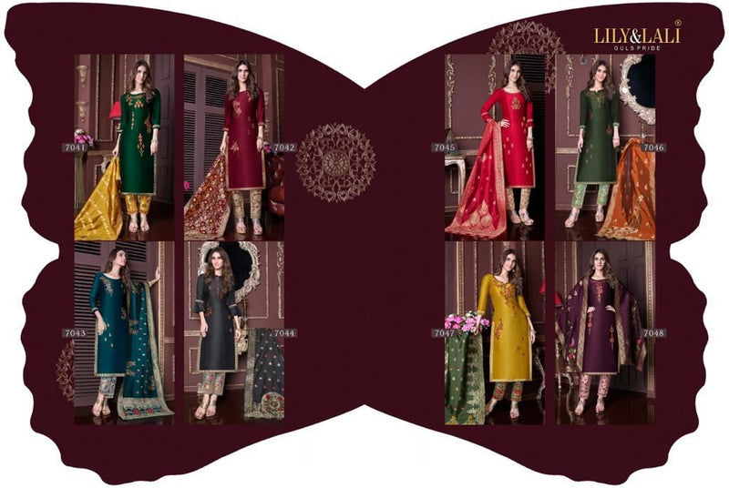 Lily And Lila Meenakari Bemberg Silk Stylish designer Kurti