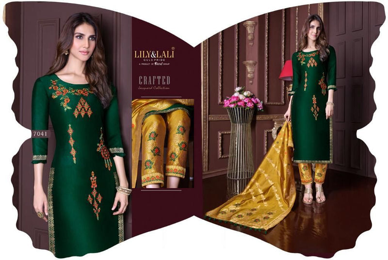 Lily And Lila Meenakari Bemberg Silk Stylish designer Kurti