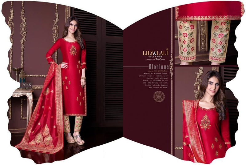 Lily And Lila Meenakari Bemberg Silk Stylish designer Kurti