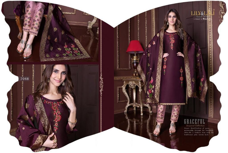 Lily And Lila Meenakari Bemberg Silk Stylish designer Kurti