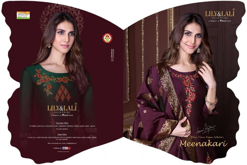 Lily And Lila Meenakari Bemberg Silk Stylish designer Kurti