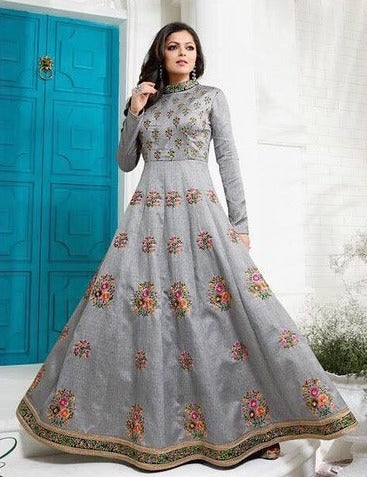 Lt Fabric Nitya 1008 Fancy With Floral Work Stylish Designer Party Wear Salwar Suit