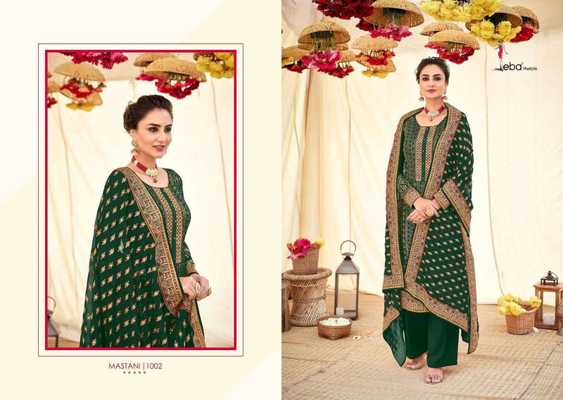 Eba Lifestyle Mastani Dno 1002 Georgette Stylish Designer Wear Salwar kameez