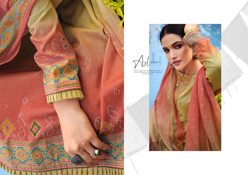 Mumtaz Arts Jash Bandhani Vol 3 Gulhaar Lawn Cotton Stylish Designer Wear Salwar Suit