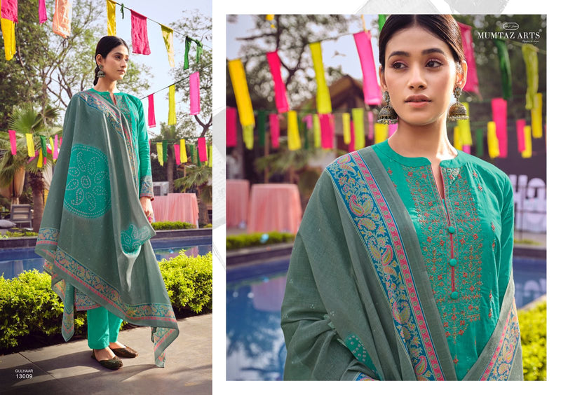 Mumtaz Arts Jash Bandhani Vol 3 Gulhaar Lawn Cotton Stylish Designer Wear Salwar Suit