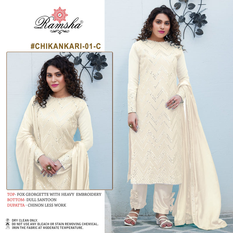 Ramsha 01C Partywear Salwar Kameez