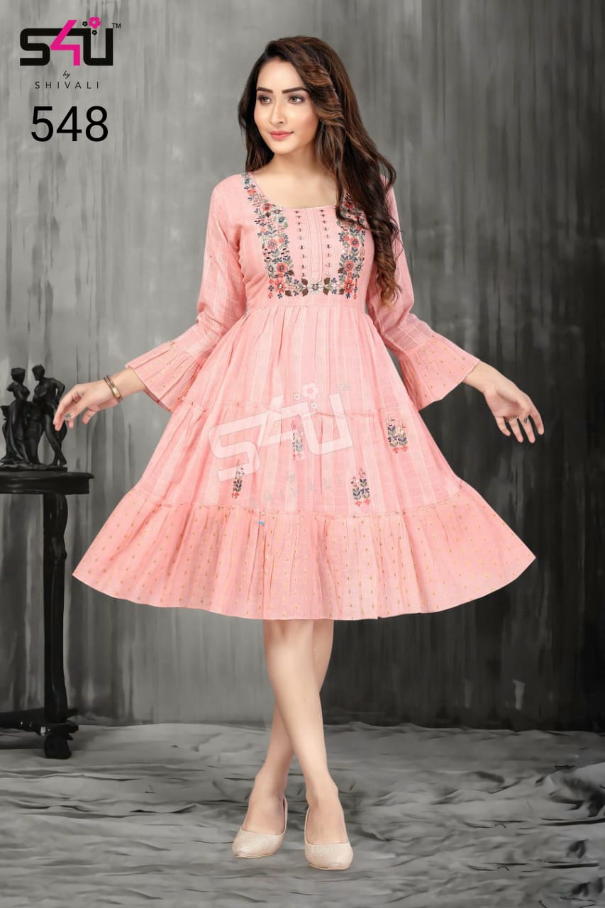 S4u Shivali Dno 548 Fancy Stylish Designer Casual Wear Kurti