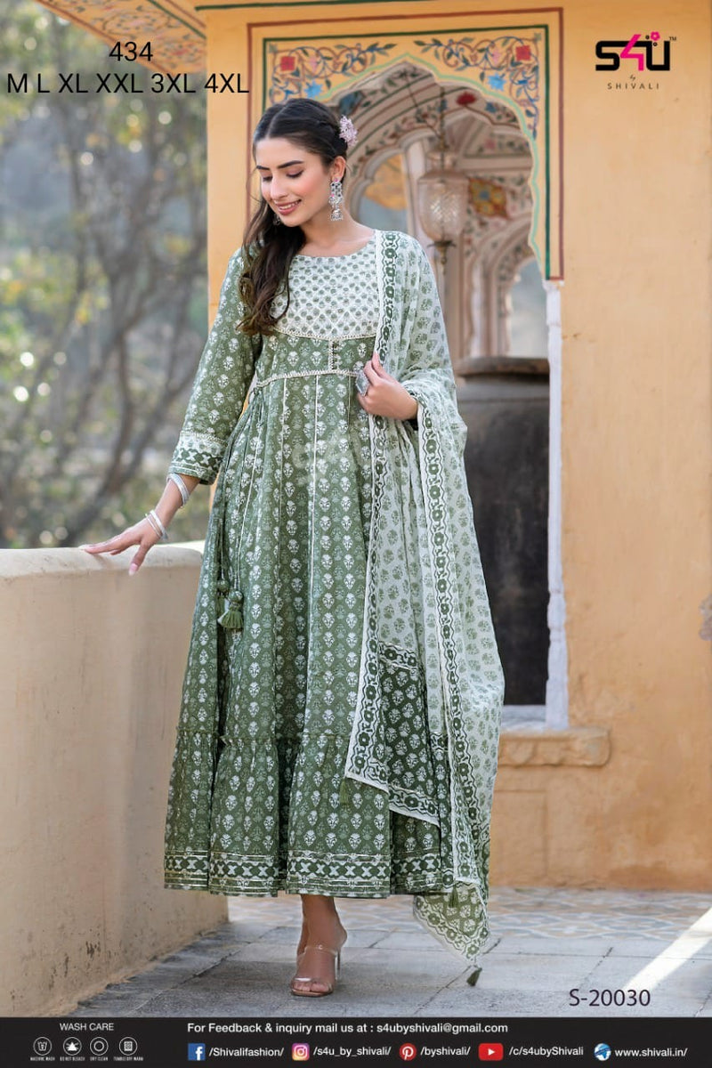 S4u Shivali Dno 434 Fancy Stylish Designer Wear Elegant Kurti