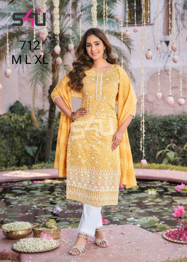 S4u Shivali Dno 712 Fancy Stylish Designer Wear Kurti