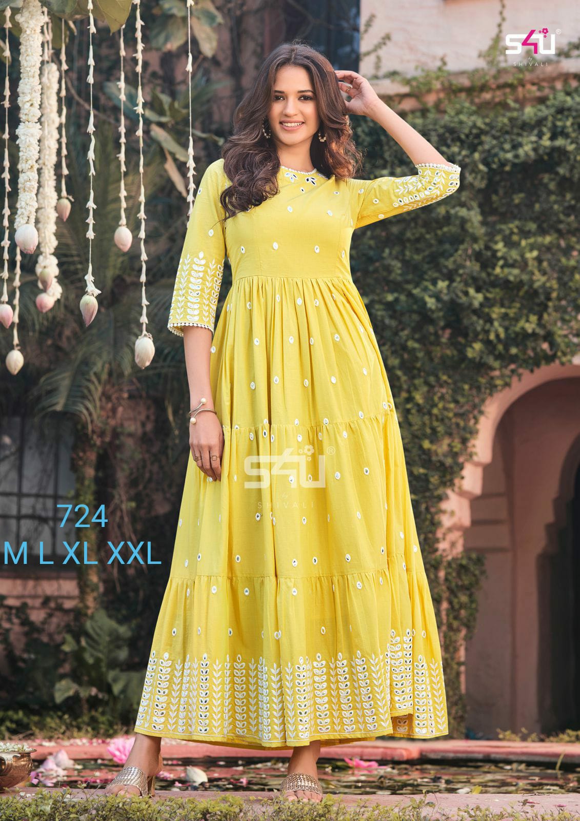 S4u Shivali Dno 724 Fancy Stylish Designer Casual Look Kurti