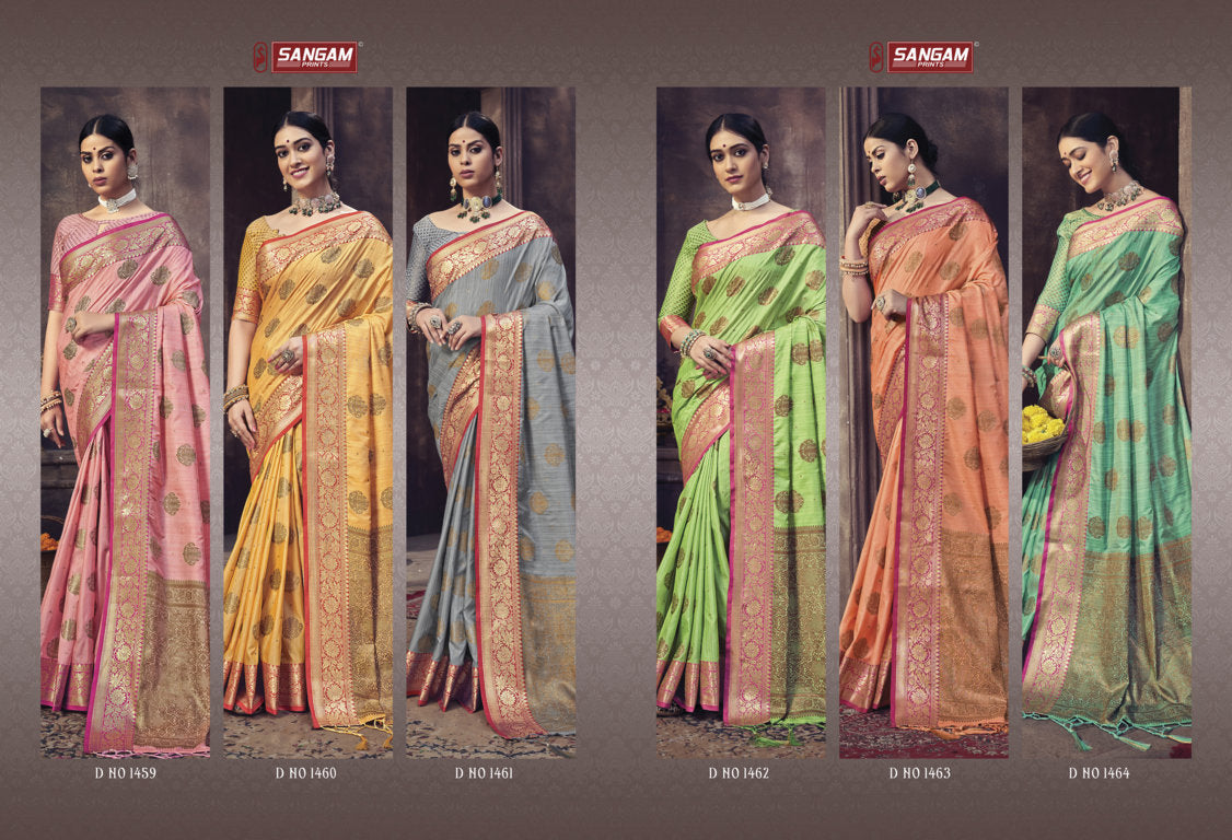 Sangam Prints Ratanpuram Banarasi Silk Stylish Designer Festival Look Graceful Look Sarees