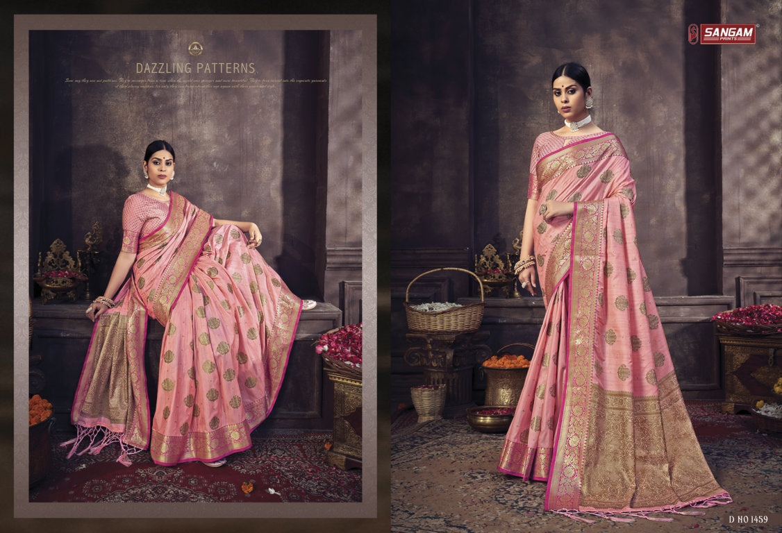 Sangam Prints Ratanpuram Banarasi Silk Stylish Designer Festival Look Graceful Look Sarees