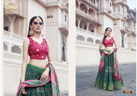 Shivali Riwaaz Vol 4 Fancy Stylish Designer Festive Wear Long Casual Look Lehenga