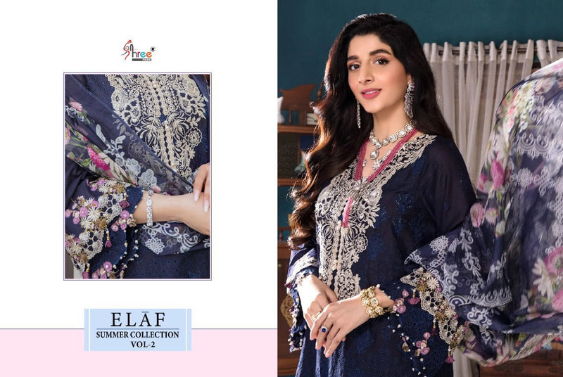 Shree Fab Elaf Summer Collection Cotton Stylish Designer  Pakistani Style Casual Salwar Suit