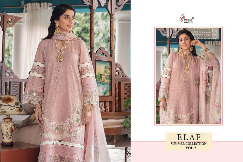 Shree Fab Elaf Summer Collection Cotton Stylish Designer  Pakistani Style Casual Salwar Suit