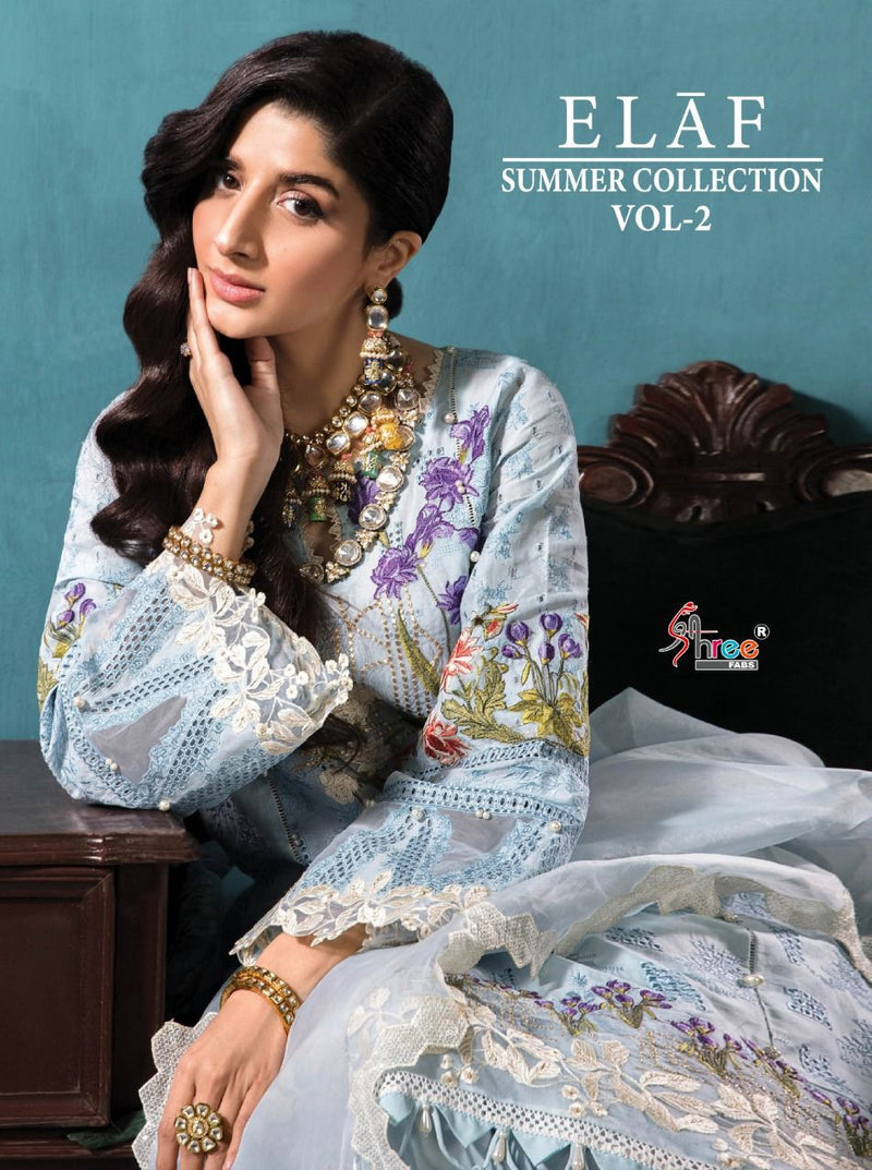 Shree Fab Elaf Summer Collection Cotton Stylish Designer  Pakistani Style Casual Salwar Suit