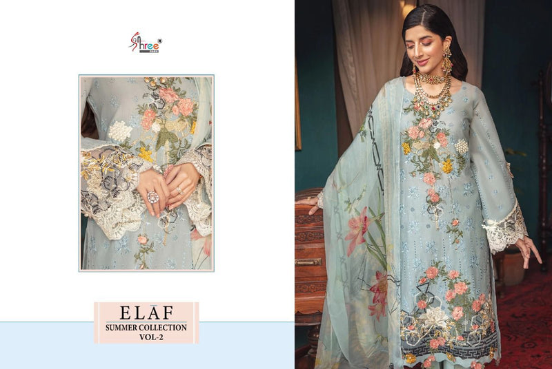 Shree Fab Elaf Summer Collection Cotton Stylish Designer  Pakistani Style Casual Salwar Suit