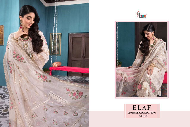 Shree Fab Elaf Summer Collection Cotton Stylish Designer  Pakistani Style Casual Salwar Suit