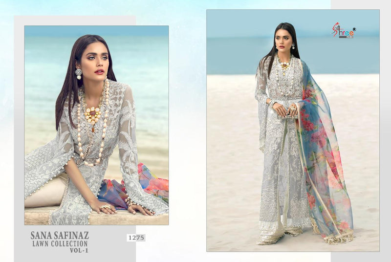 Shree Fab Sana Safinaz Net Premium Lawn Vol 2 Stylish Designer Wear Salwar Kameez