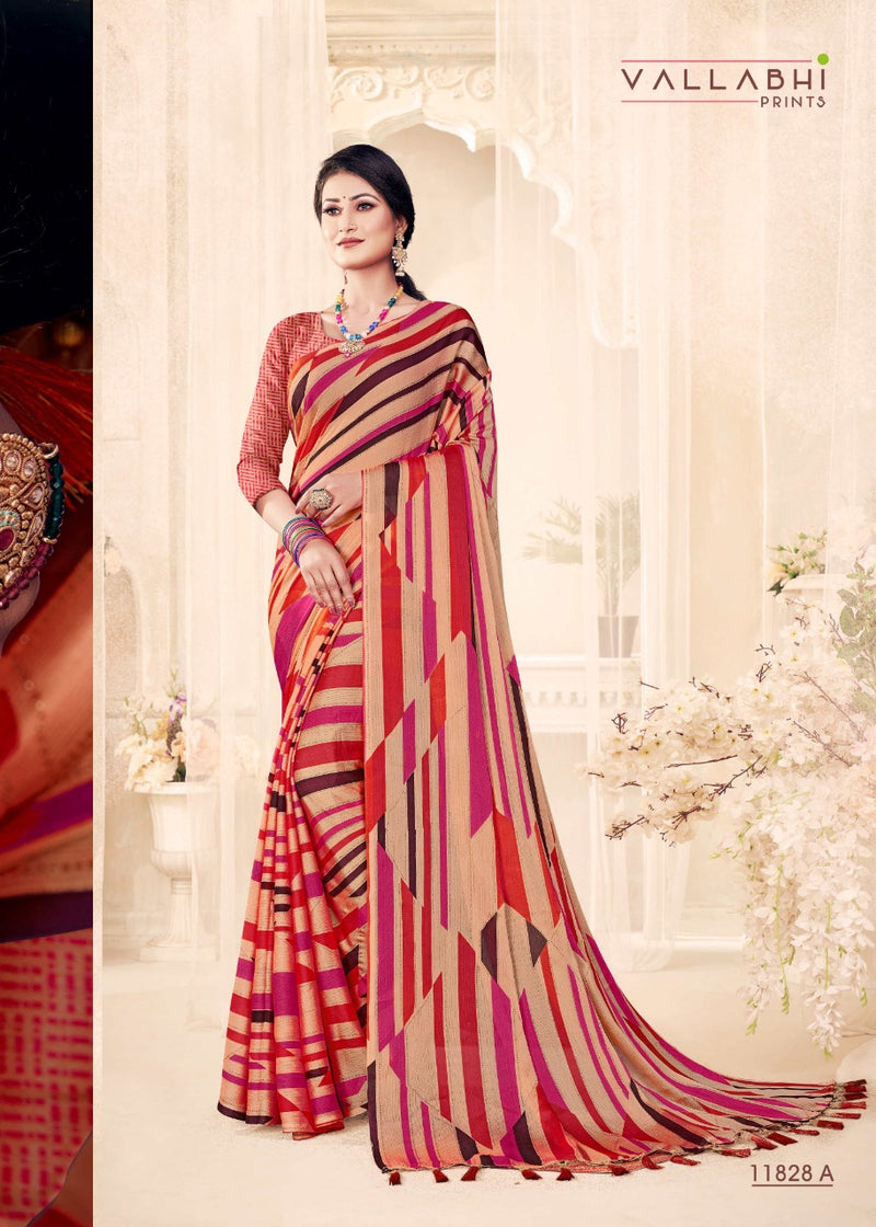 Vaalabhi Print Saree Firangi 11828 Designer Wear Saree